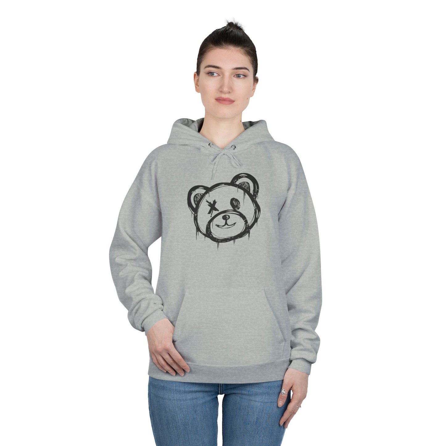 I Love Bear Reactz Eco-Friendly Hoodie (Heart Bear Paw)