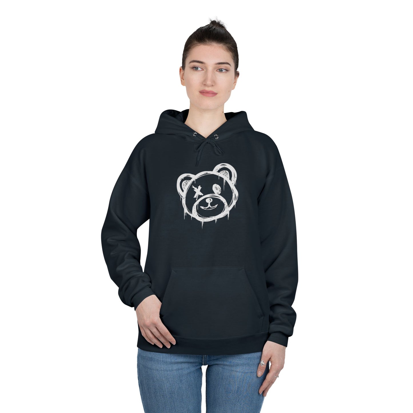 I Love Bear Reactz Eco-Friendly Hoodie (Heart Bear Paw)