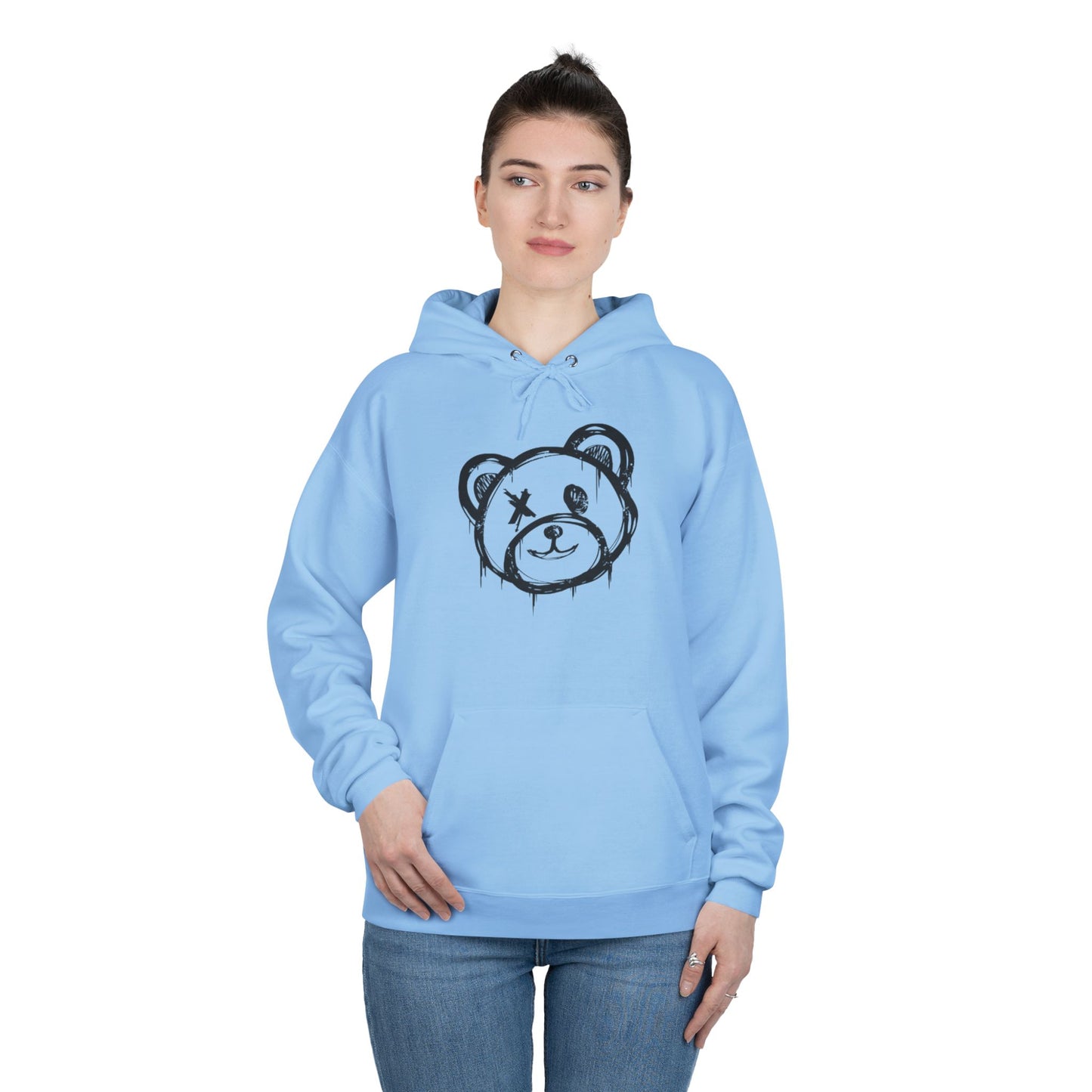 I Love Bear Reactz Eco-Friendly Hoodie (Heart Bear Paw)