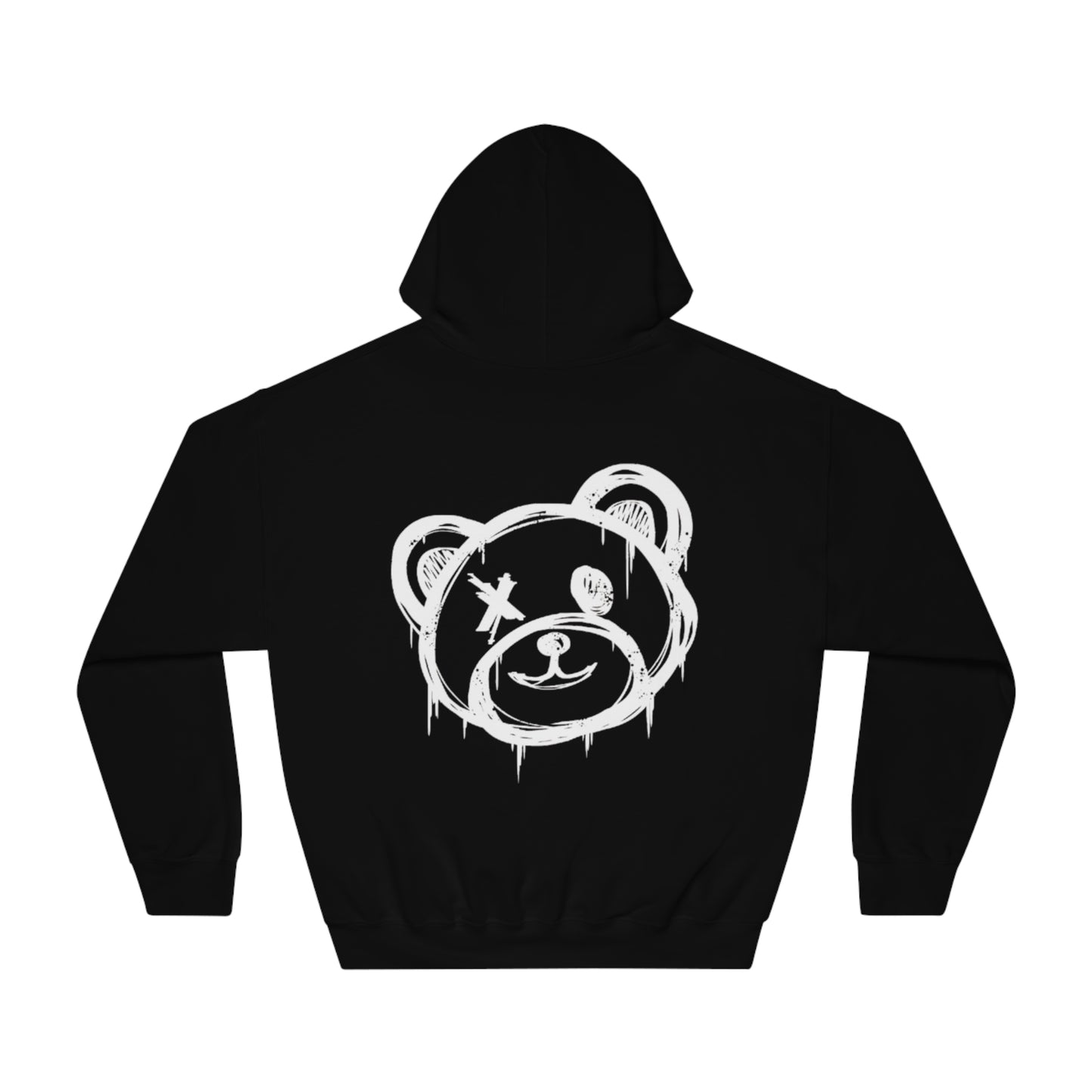 I Love Bear Reacts Cozy Hoodie (Clawed Bear Heart)