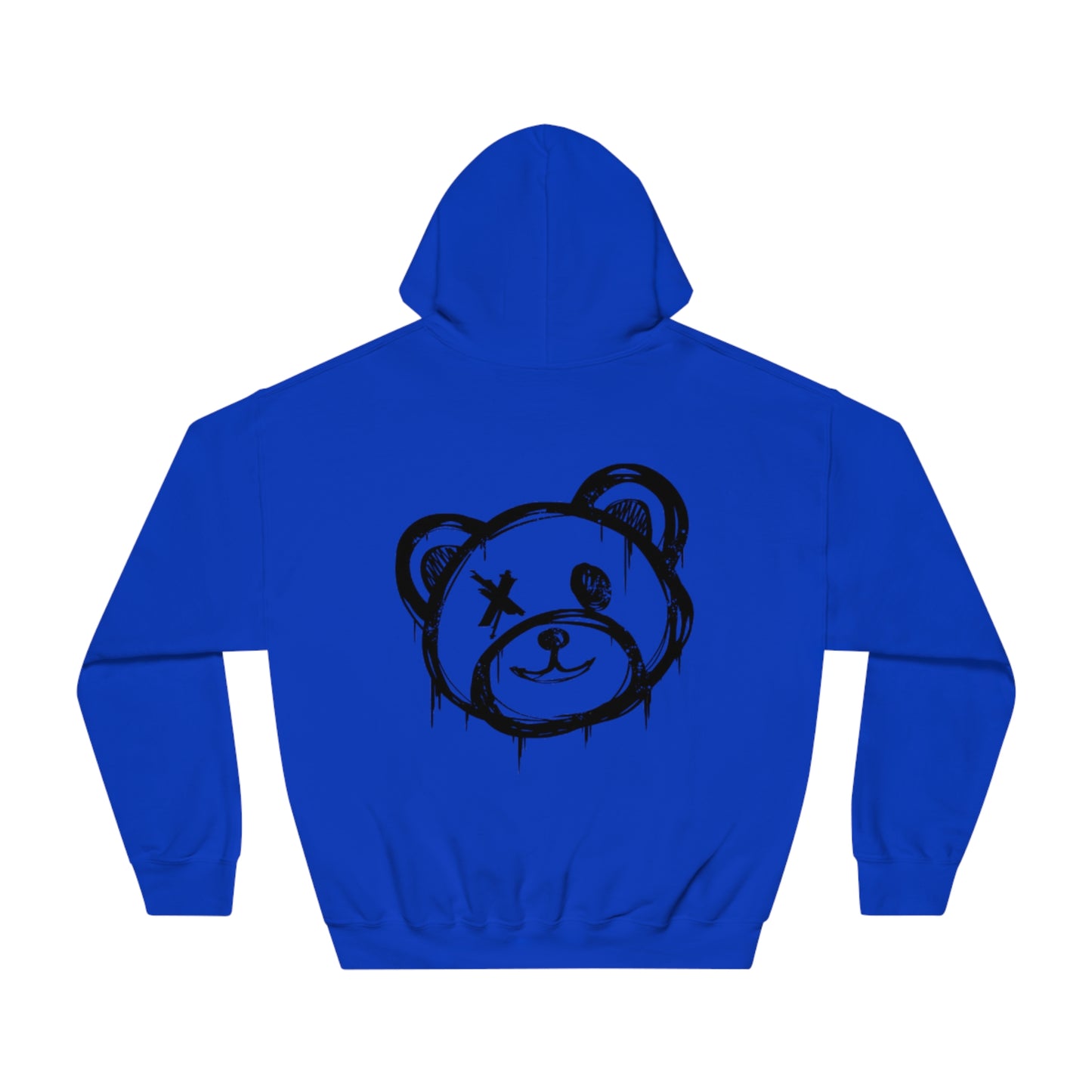 I Love Bear Reacts Cozy Hoodie (Clawed Bear Heart)