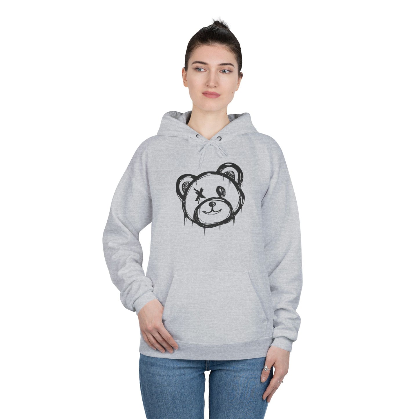 I Love Bear Reactz Eco-Friendly Hoodie (Heart Bear Paw)