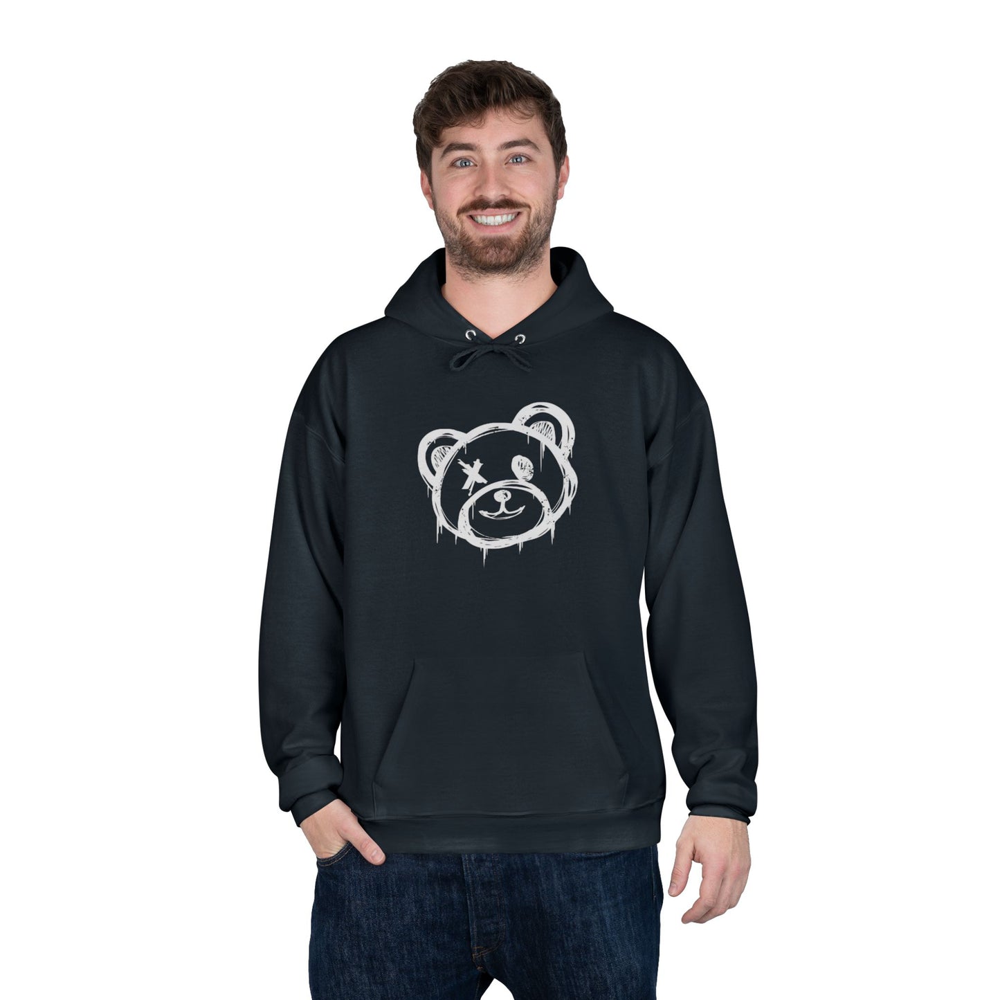 I Love Bear Reactz Eco-Friendly Hoodie (Heart Bear Paw)