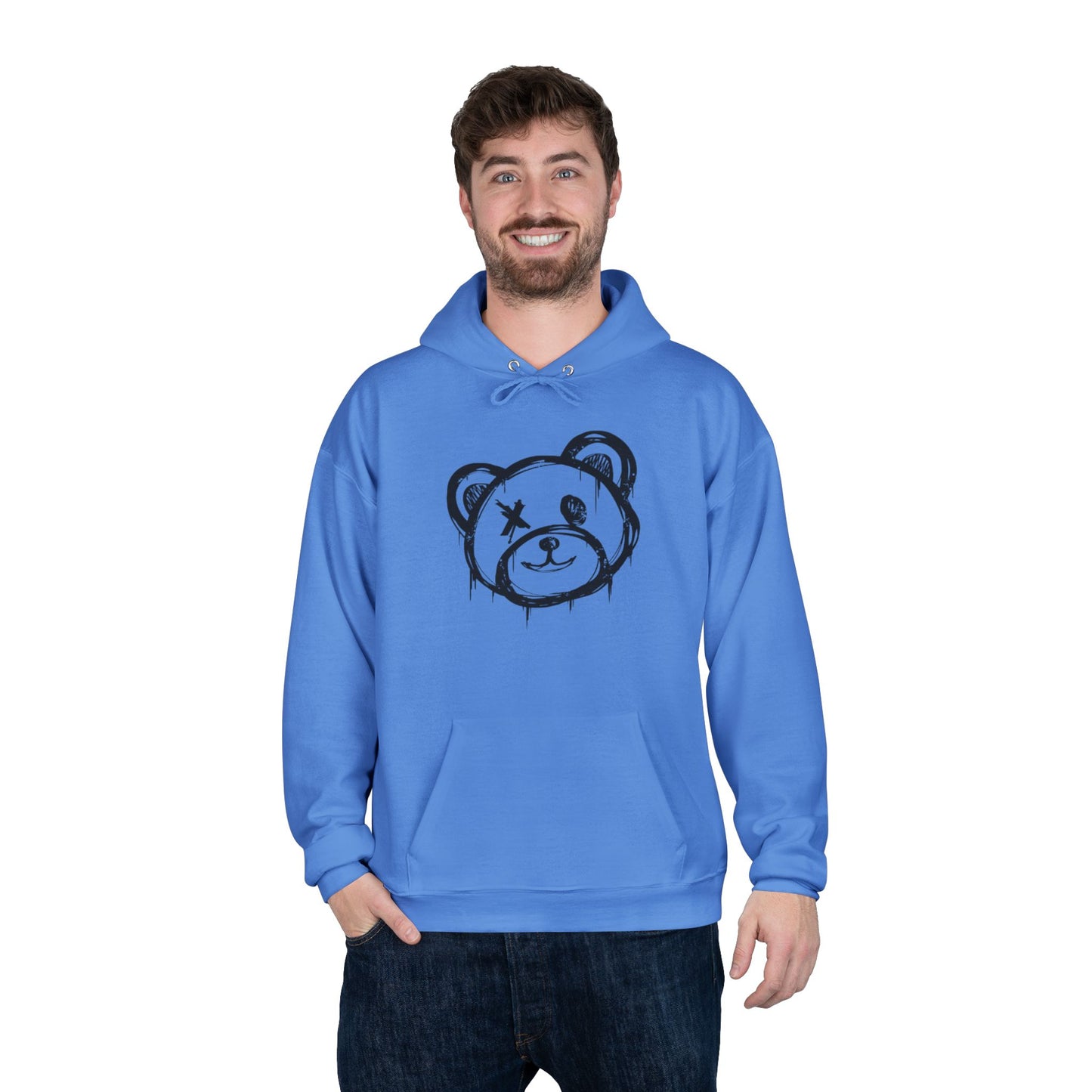 I Love Bear Reactz Eco-Friendly Hoodie (Heart Bear Paw)