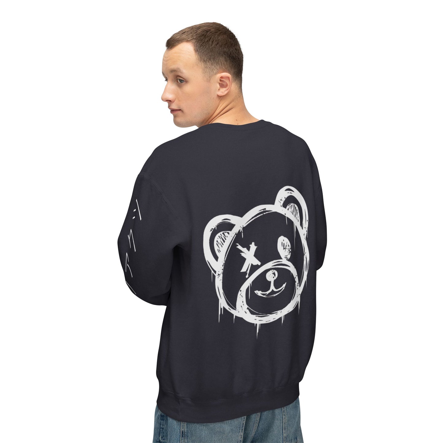 I Love Bear Reactz Sweatshirt (Bear Clawed Heart)