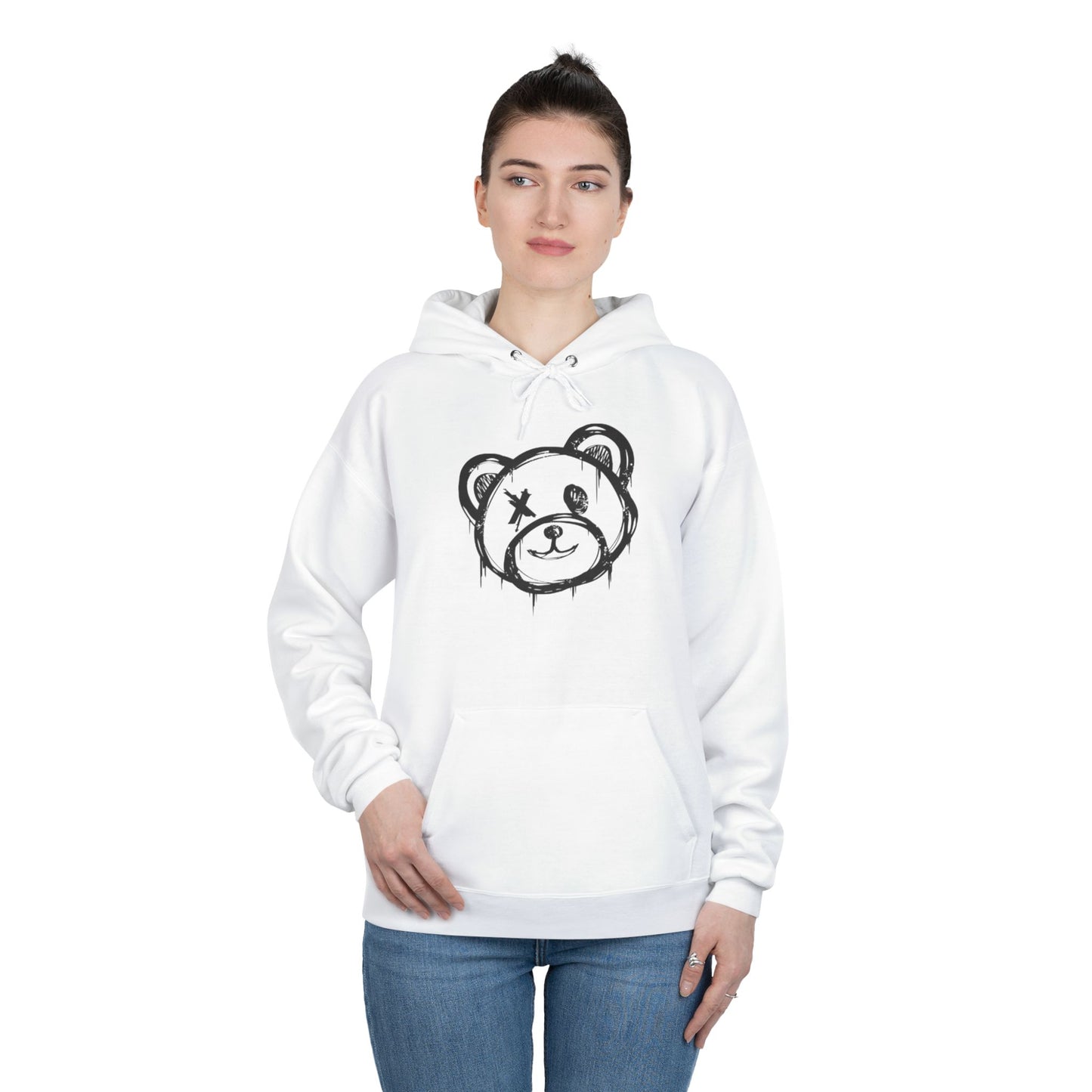 I Love Bear Reactz Eco-Friendly Hoodie (Heart Bear Paw)