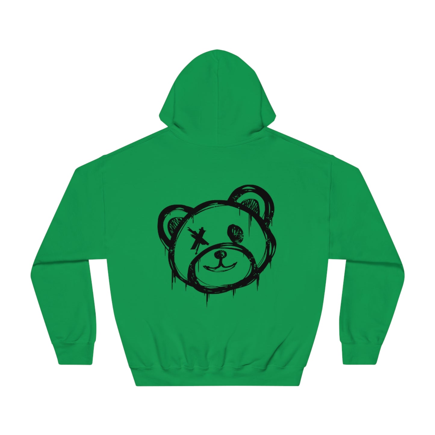 I Love Bear Reacts Cozy Hoodie (Clawed Bear Heart)