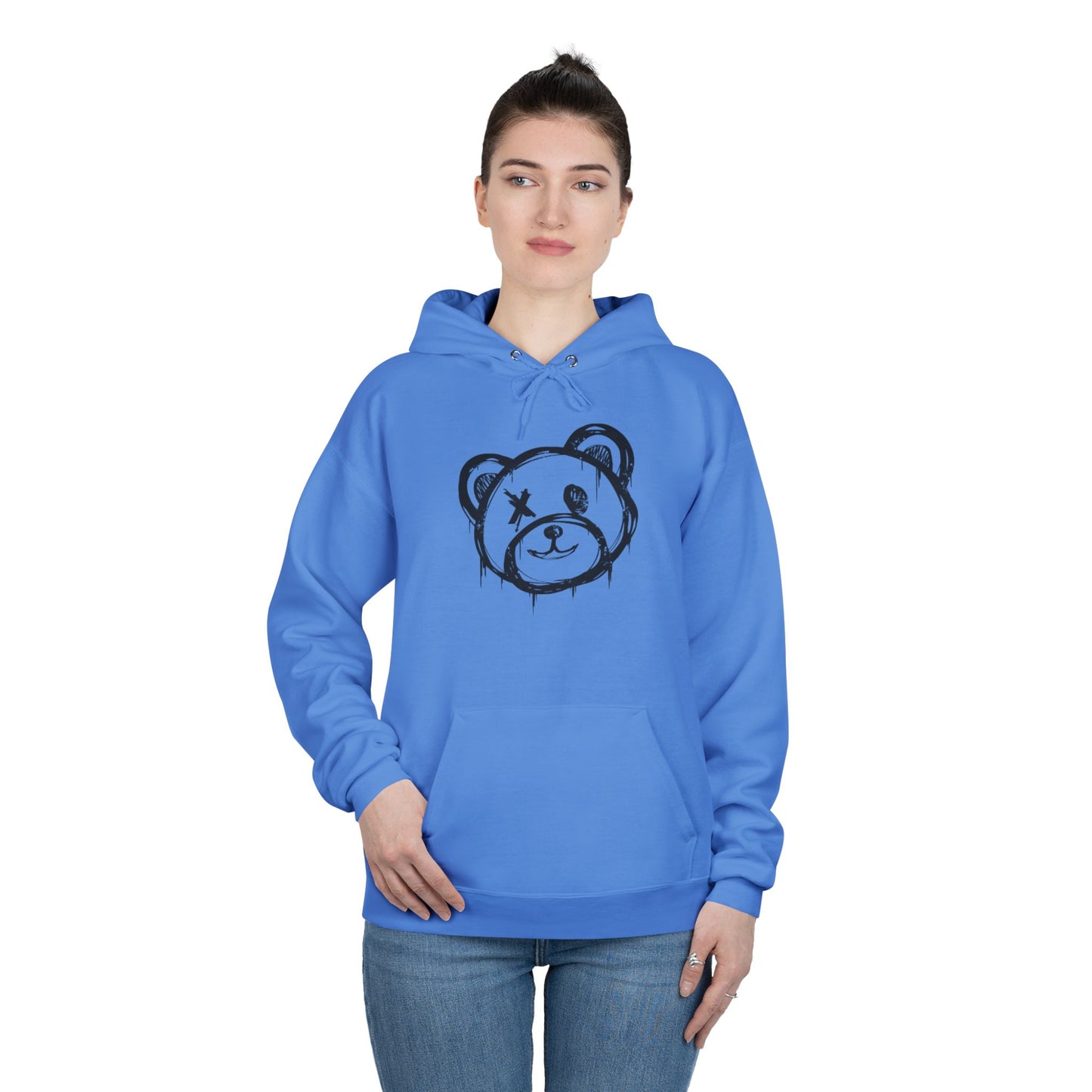 I Love Bear Reactz Eco-Friendly Hoodie (Heart Bear Paw)